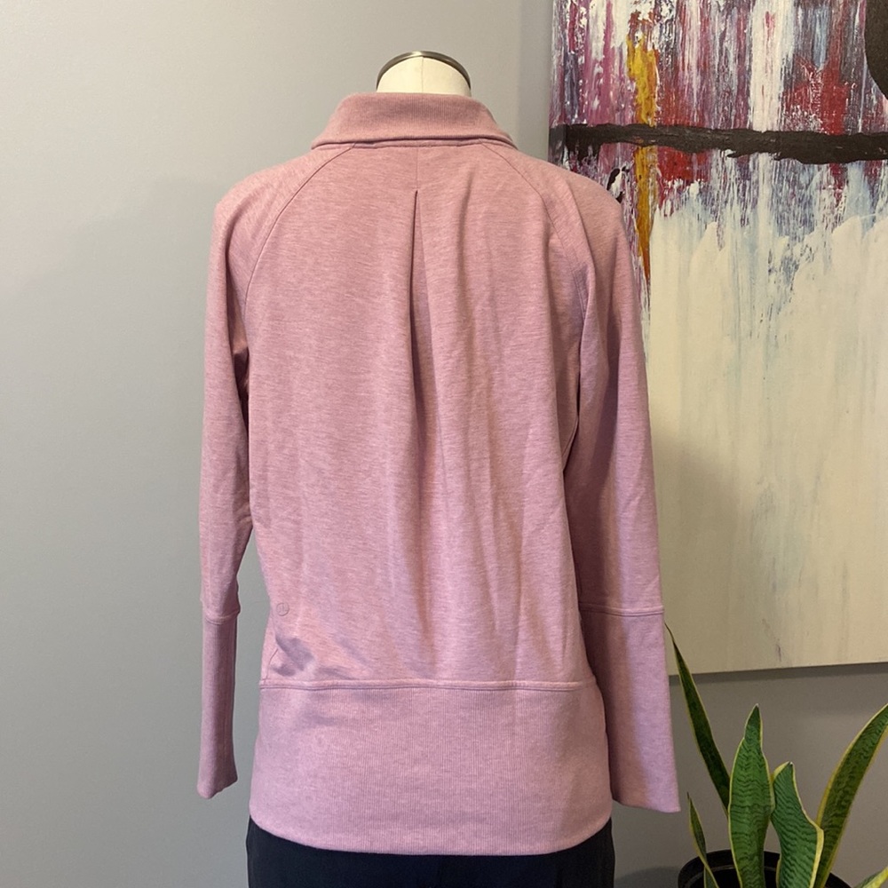 Lululemon High Lines Pullover in Heathered Vintage Mauve